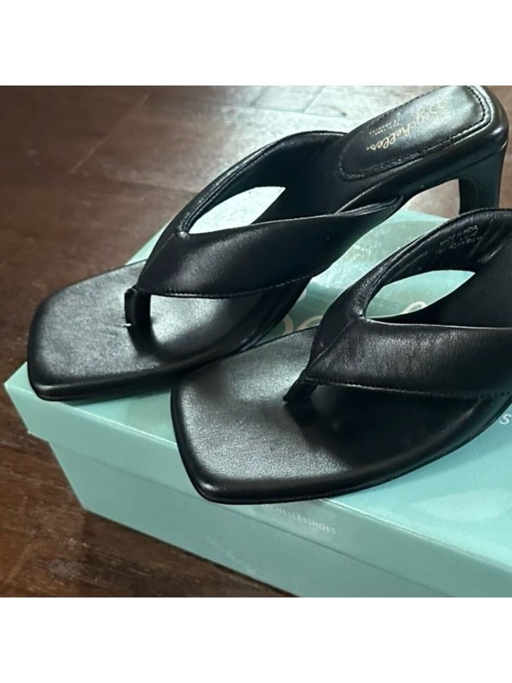 Seychelles EGO Black Leather Sandals – Women’s Size 7.5, Brand New, Retail $109 - Picture 6 of 13